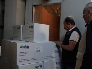 وزارة الصحة تستلم جرعة لقاحات مخصصة للحجاج