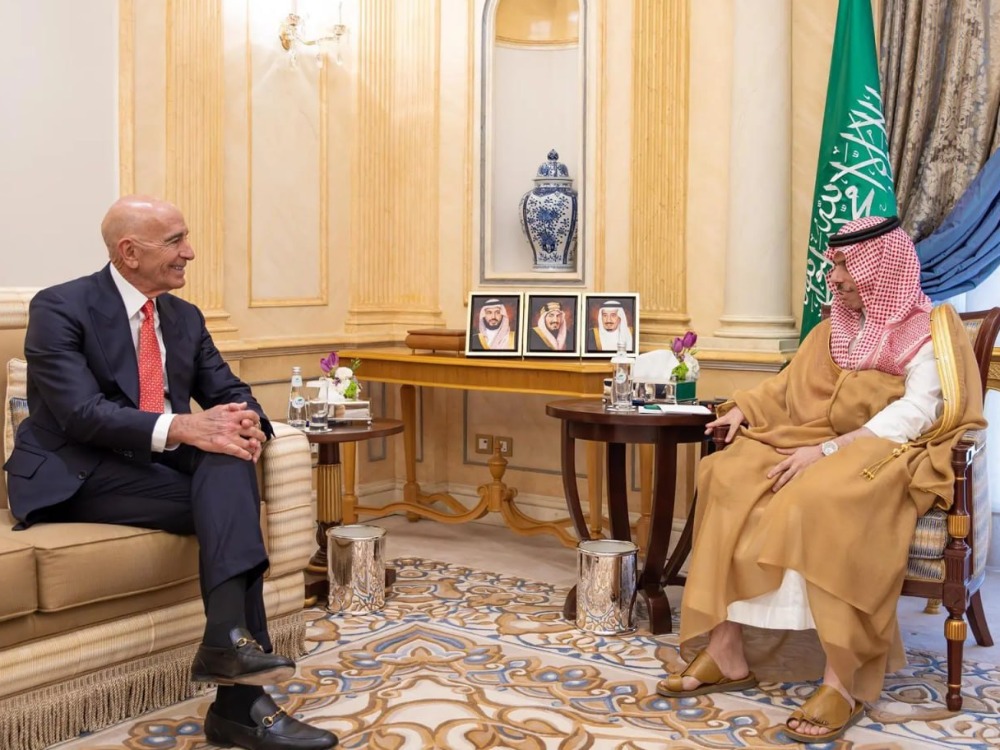 وزير الخارجية فيصل بن فرحان والمبعوث الأمريكي الخاص إلى سوريا