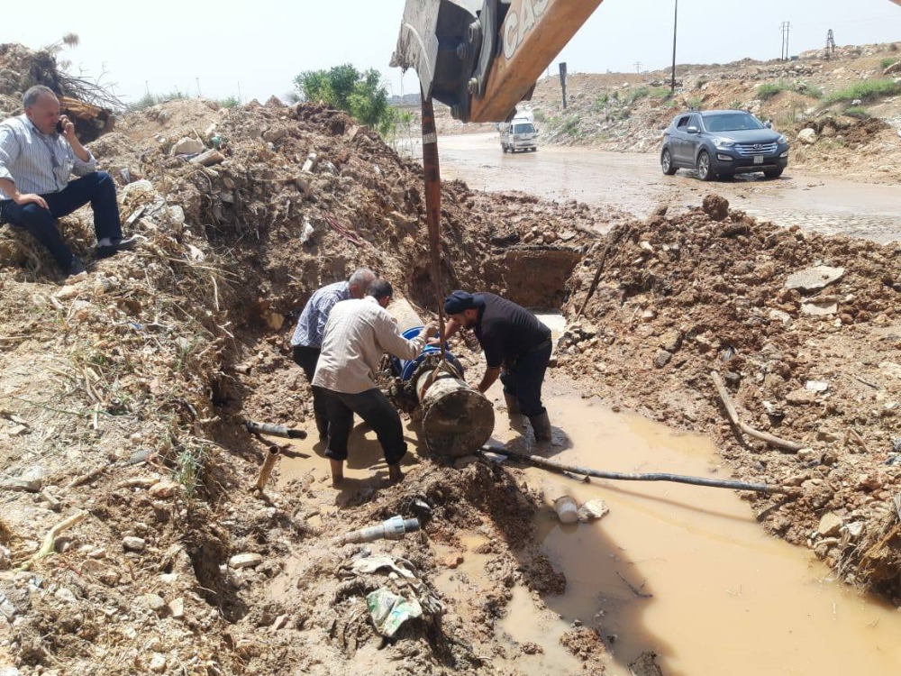 وزارة الطاقة تطلق مشروعاً لاستبدال خطوط المياه في عدة أحياء في مدينة حلب