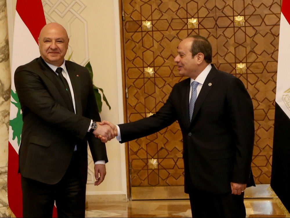 مؤتمر صحافي مشترك بين لبنان ومصر يؤكد على التعاون لدعم سوريا وأمن المنطقة