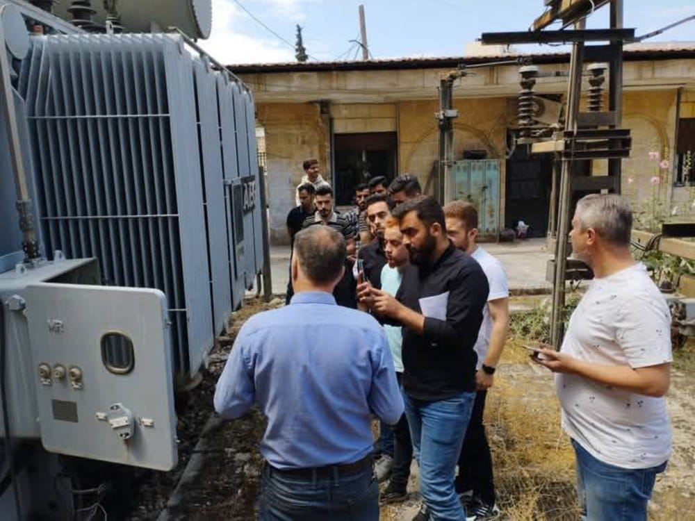 تنظيم برنامج تدريبي ميداني لطلاب كلية الهندسة الكهربائية في حلب