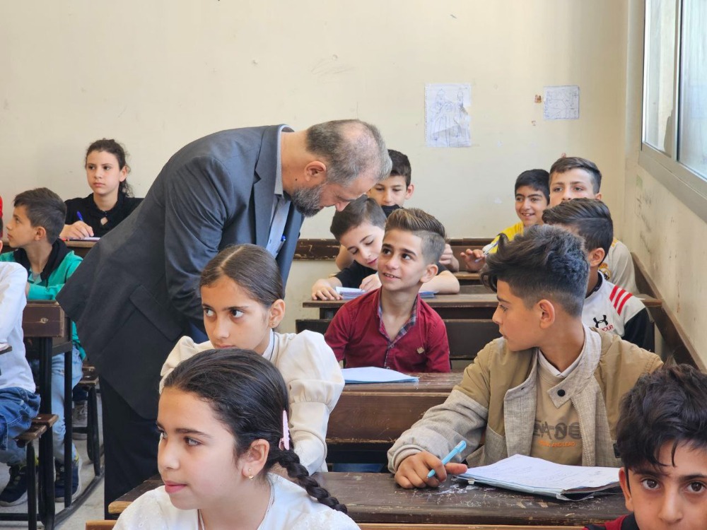 جولة لمديرية تربية اللاذقية في الحفة للاطلاع على سير الامتحانات