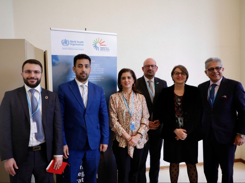 وزير الصحة يبحث مع وفد منظمة الصحة العالمية سبل دعم القطاع الصحي