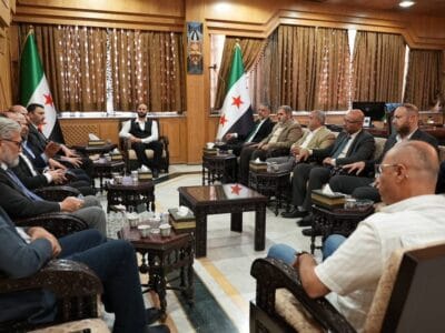 محافظ حلب يلتقي مجموعة من منتجي الدراما العربية