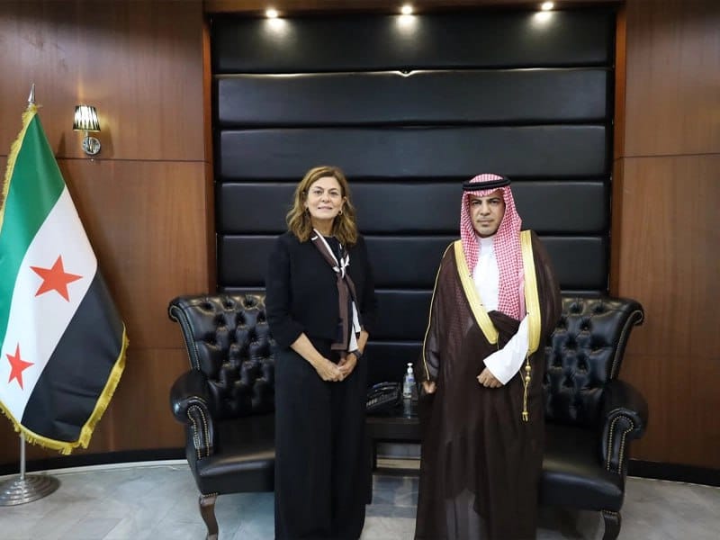 وزيرة الشؤون الاجتماعية والعمل تلتقي سفير خادم الحرمين الشريفين في سوريا
