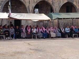 تشكيل مجلس تمثيلي من عشائر البدو بمنطقة اللجاة بريف درعا