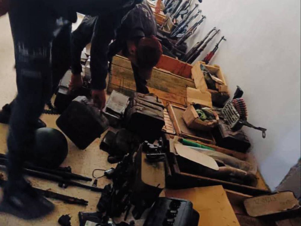ضبط كمية من الأسلحة
