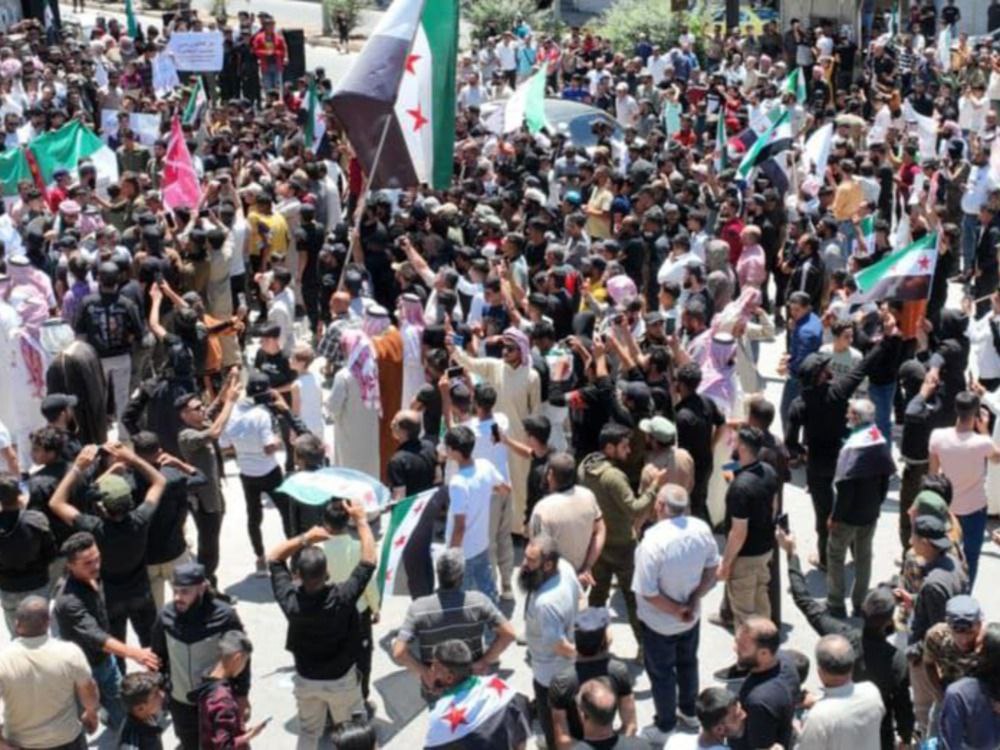 احتجاجات ضد العقوبات الأوروبية