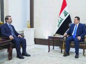 السوداني يستقبل الشيباني والوفد السوري المشارك في القمة العربية ببغداد