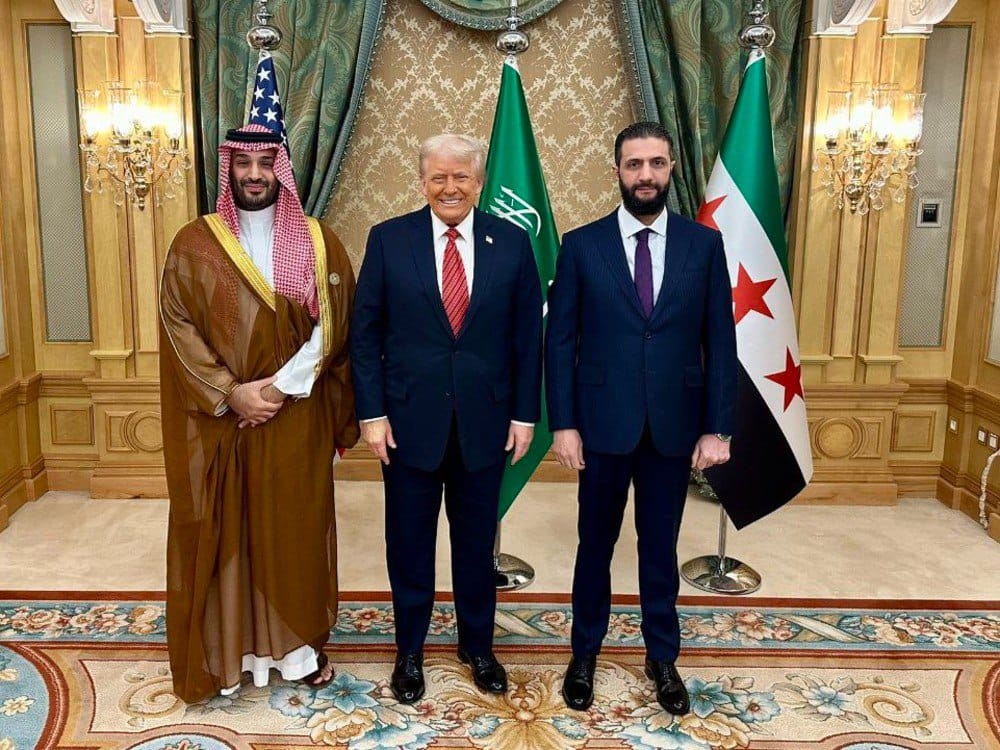 الشرع يتلقي ترامب في السعودية