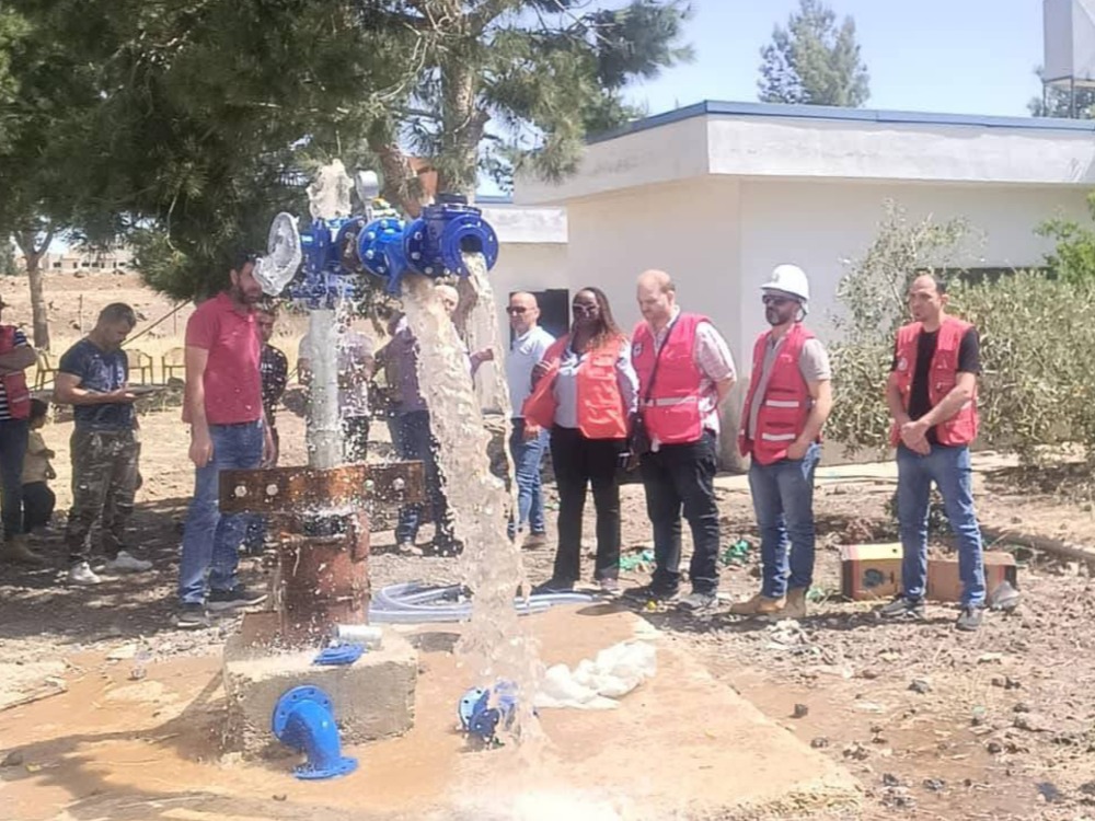 ورشات مياه السويداء تواصل أعمال صيانة الآبار