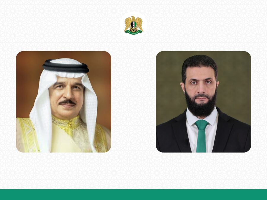 الرئيس الشرع يجري اتصالاً مع ملك البحرين بمناسبة عيد الأضحى