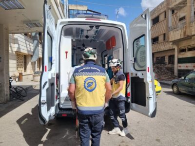 إصابة رجل و3 أطفال بحروق إثر اندلاع حريق في كفرسوسة بدمشق