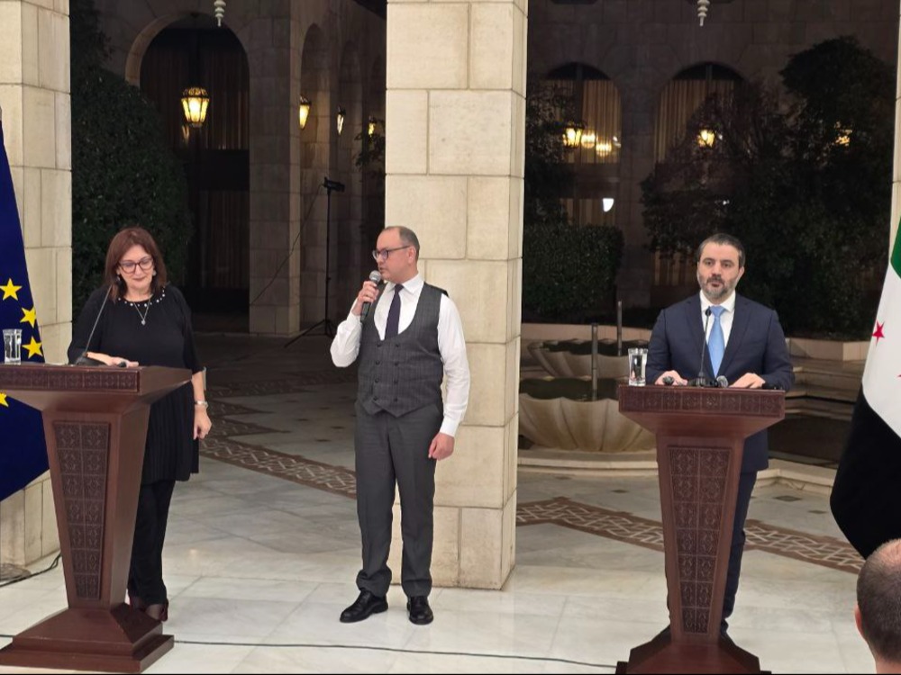 الوزير الشيباني: سوريا مستعدة للانخراط مع المؤسسات الأوروبية