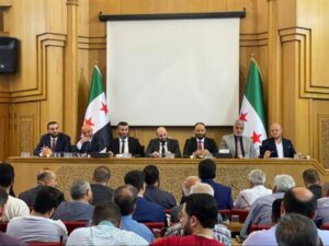 وزير الطاقة المهندس" محمد البشير" ومحافظ حلب "عزام الغريب"