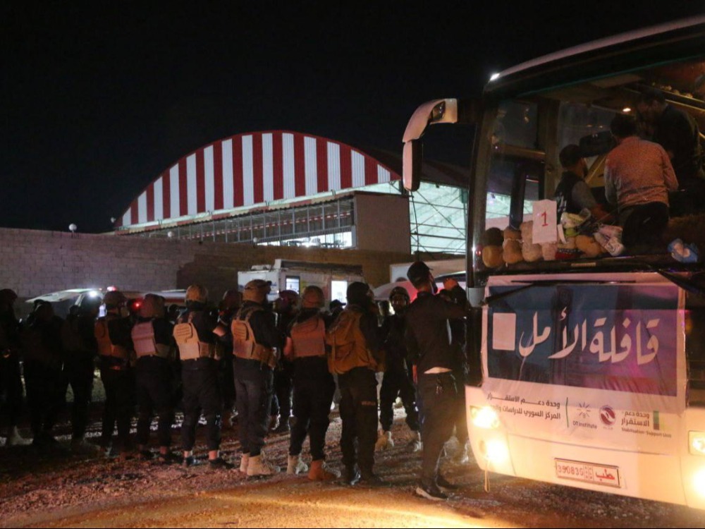 وصول 43 عائلة من مخيم الهول إلى ريف حلب بمساعي حكومية