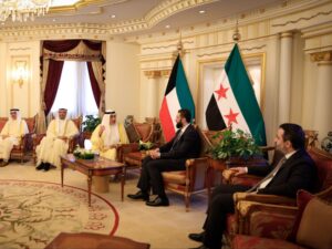 لبحث تعزيز التعاون.. الرئيس الشرع يلتقي نائب رئيس مجلس وزراء الكويت ووزير خارجيتها