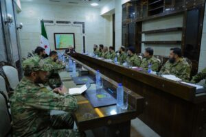 وزير الدفاع يبحث مع شعبة التنظيم والإدارة تطوير البنية التنظيمية