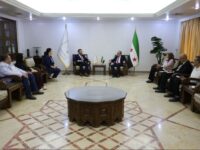 وزير التعليم العالي "مروان الحلبي" مع "أمير الحريري" المدير التنفيذي لمعهد بيت الجودة للاستثمارات والتدريب في دولة الإمارات (باكت)