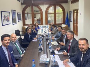 رئيسا العدالة الانتقالية وهيئة المفقودين يزوران مقر بعثة الاتحاد الاوروبي في بيروت