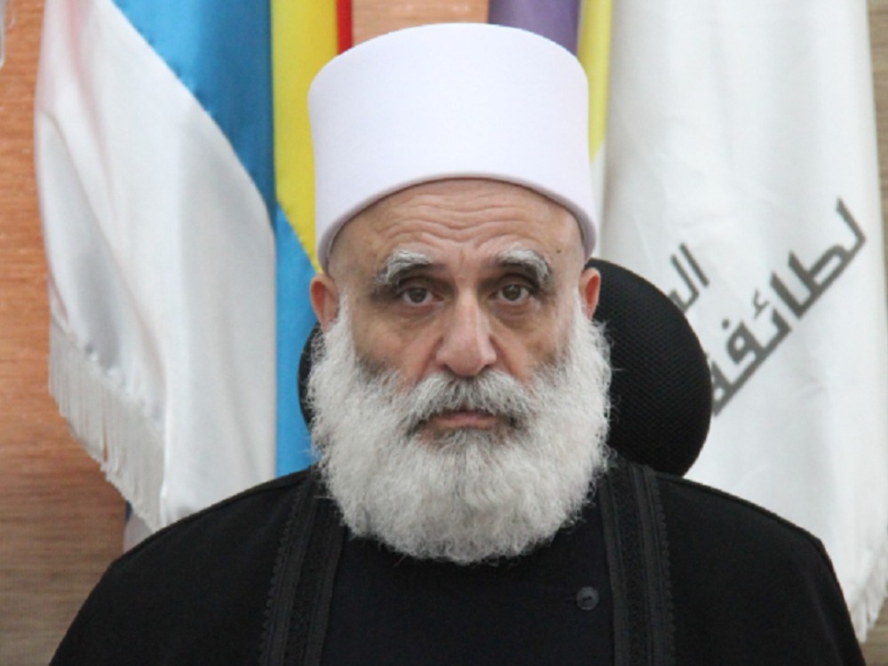 شيخ عقل طائفة الموحدين في لبنان: الدولة السورية هي المظلة الواقية