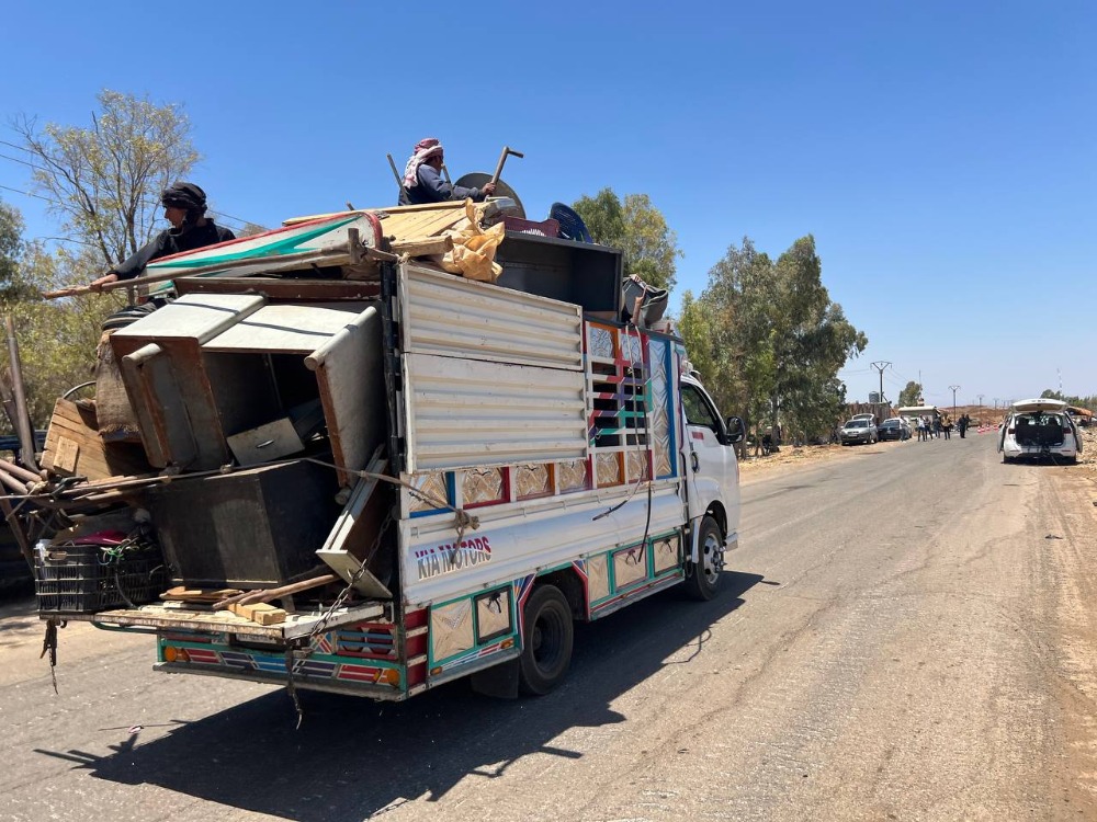 Forced displacement operations target hundreds of families from clans in the Sweida countryside.