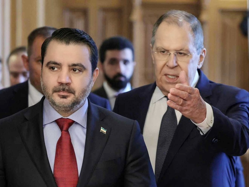 مؤتمر صحفي للشيباني ولافروف في موسكو