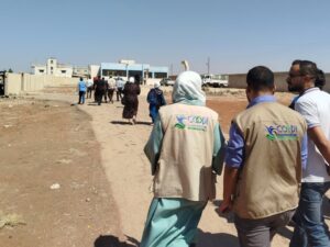 وفد أممي يتفقد مراكز الإيواء في بصرى الشام بريف درعا