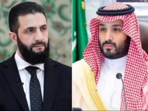 ولي العهد السعودي يدعو المجتمع الدولي لدعم الحكومة السورية في مواجهة التحديات
