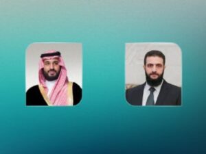 ولي العهد السعودي يدعو المجتمع الدولي لدعم الحكومة السورية في مواجهة التحديات