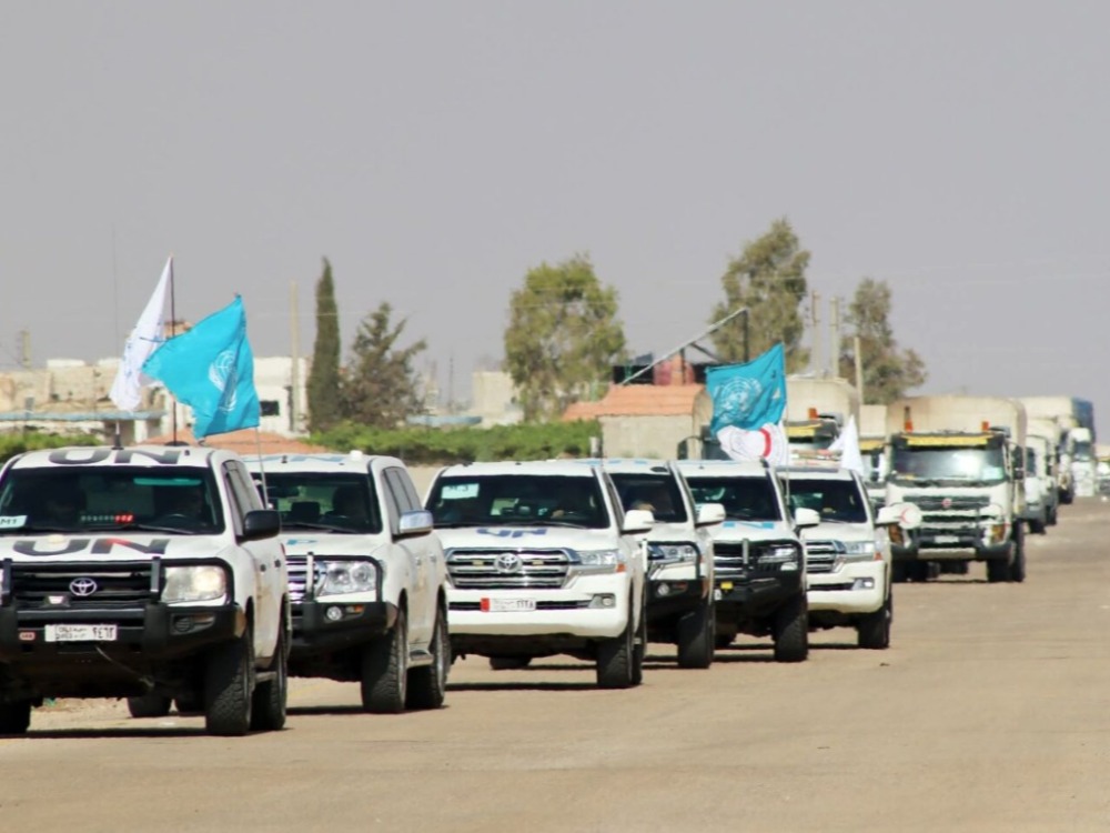 مسؤول أممي: وصول أول قافلة مساعدات أممية إلى السويداء