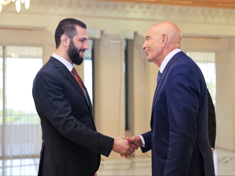 أحمد الشرع وتوماس باراك