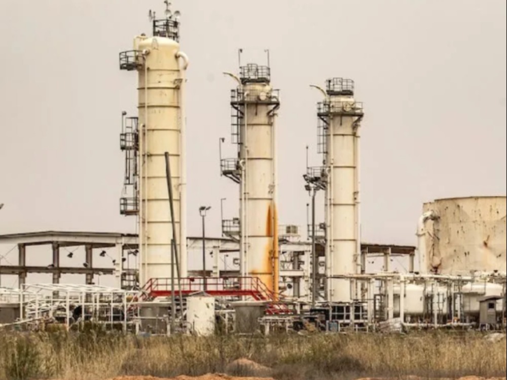 محطة لتوليد الغاز في سوريا