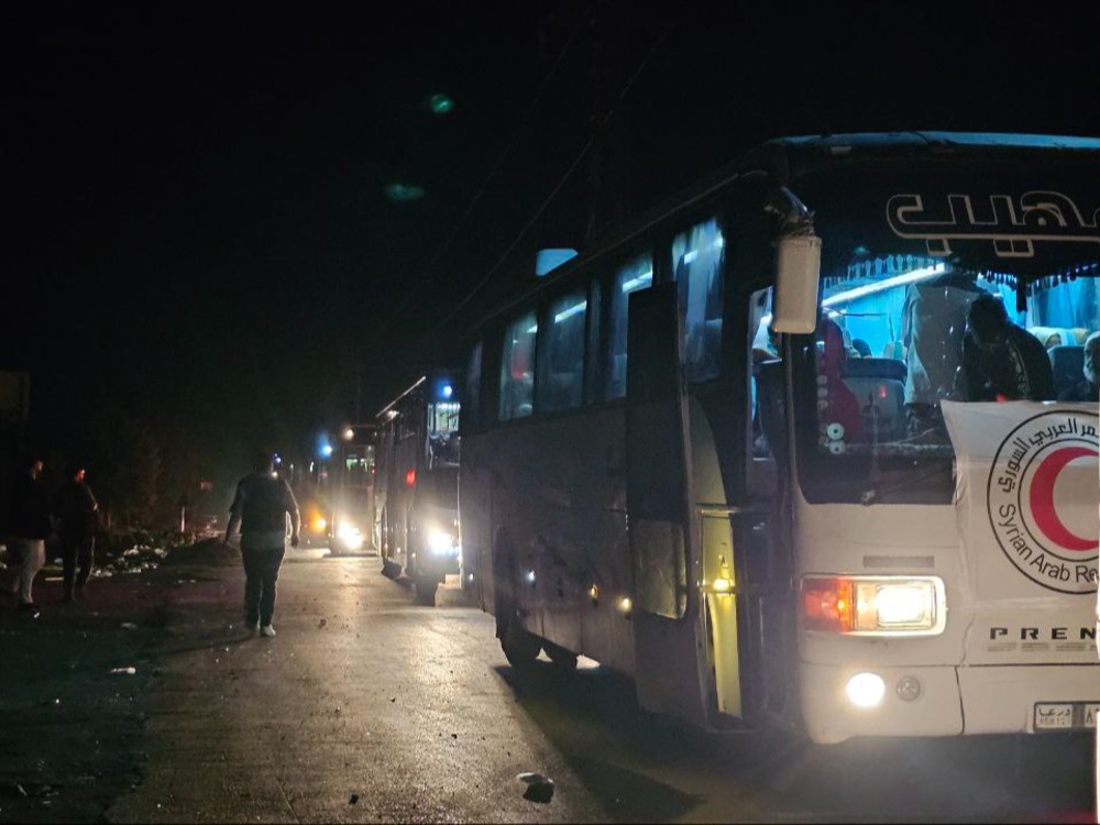 إجلاء الدفعة الأخيرة من المدنيين من السويداء