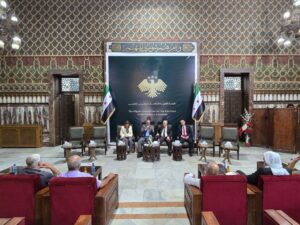 اجتماع اللجنة العليا لانتخابات مجلس الشعب مع فعاليات المجتمع المدني