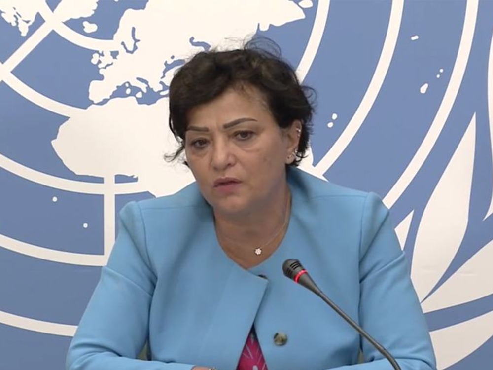 نائبة المبعوث الأممي الخاص غلى سوريا نجاة رشدي