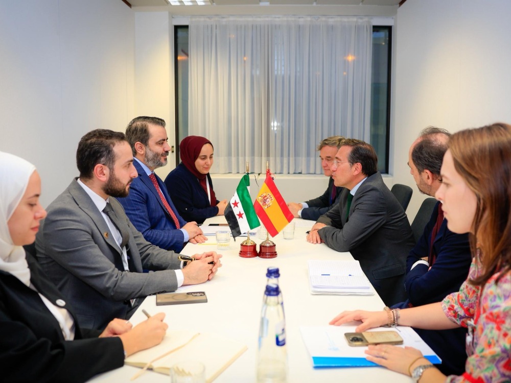 الشيباني يلتقي عددا من الوزراء في بروكسل