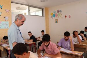High school exams in Sweida