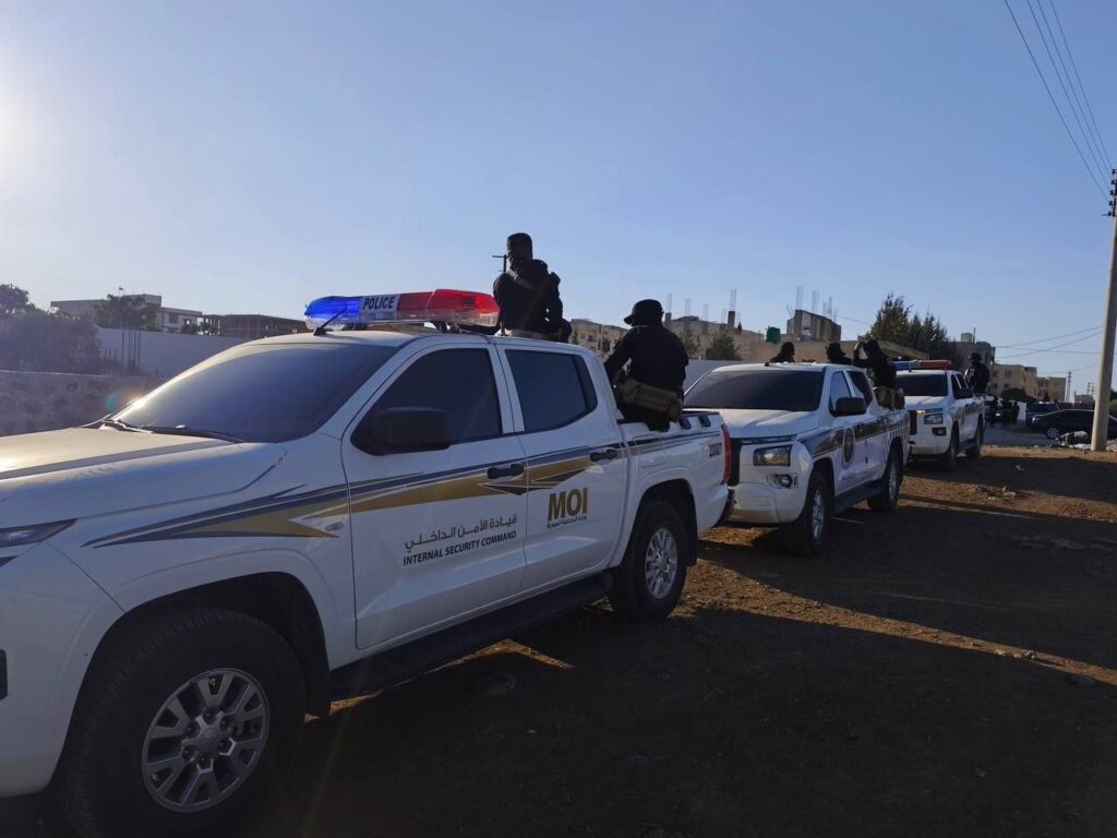 وزارة الداخلية تبدأ الانتشار في محافظة السويداء