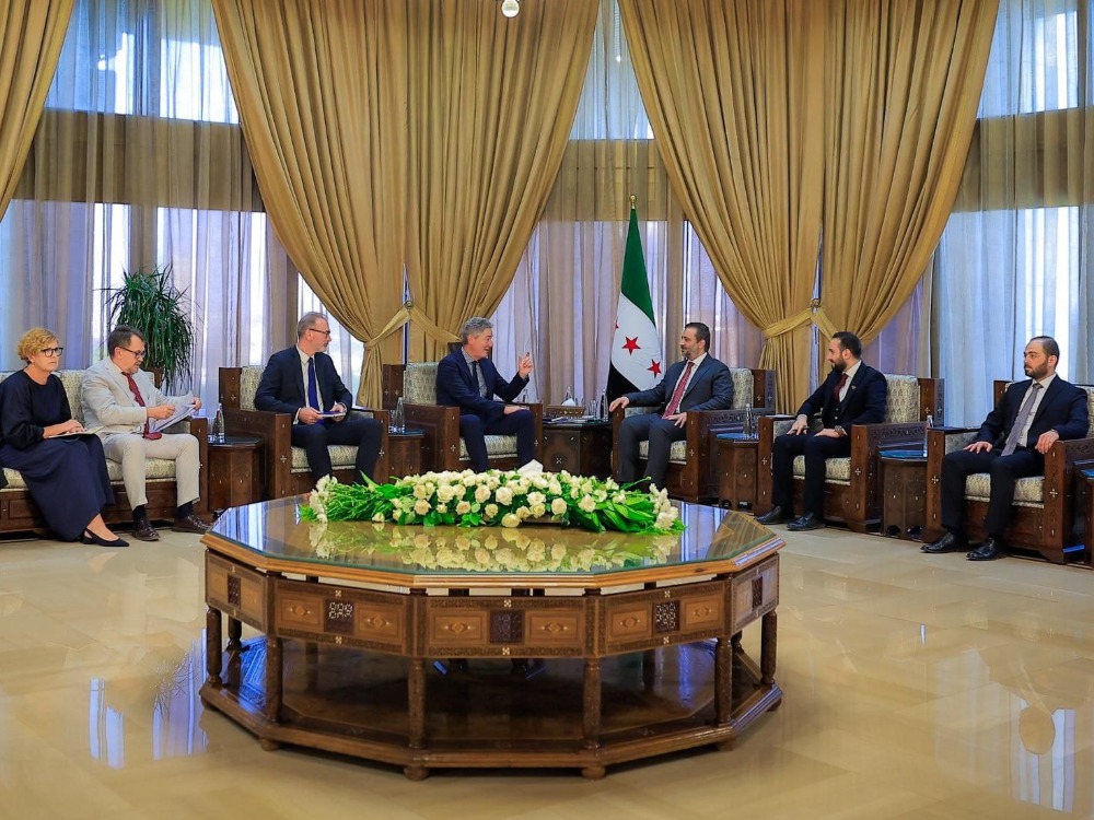 الشيباني يبحث مع سفراء الدول الأوروبية ملفي قسد والسويداء