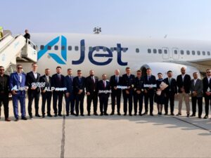 شركة A Jet التركية تباشر رحلاتها إلى مطار حلب بعد انقطاع 13 عاماً