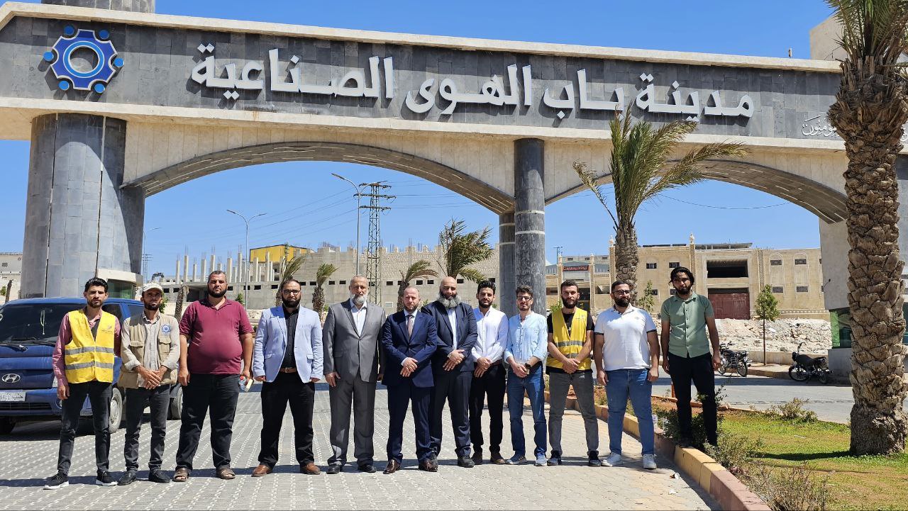 افتتاح مشروع FTTH في مدينة باب الهوى الصناعية بإدلب