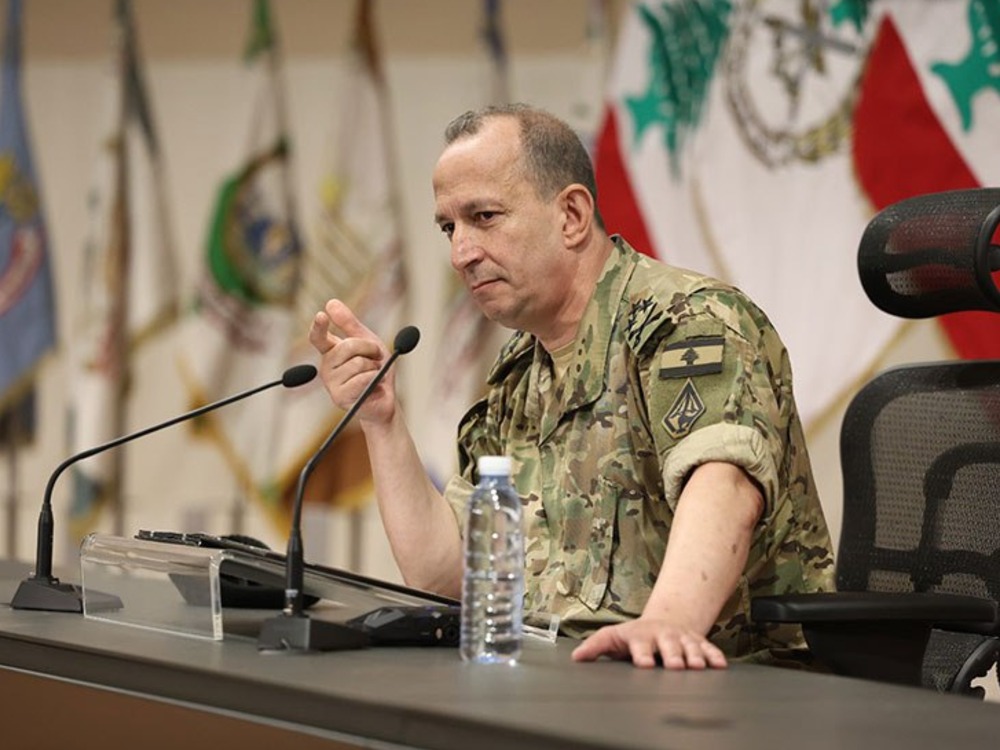 قاءد الجيش اللبناني العماد رودولف هيكل