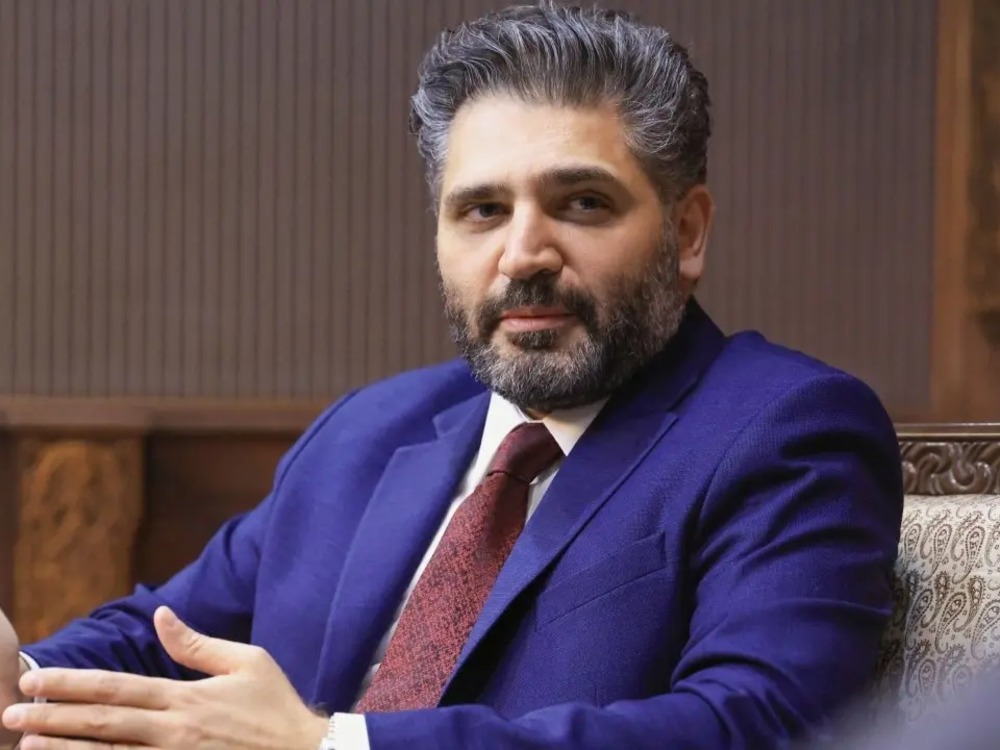 وزير الثقافة محمد ياسين الصالح متحدثاً عن اليوم الدولي للنساء الباحثات عن المفقودين