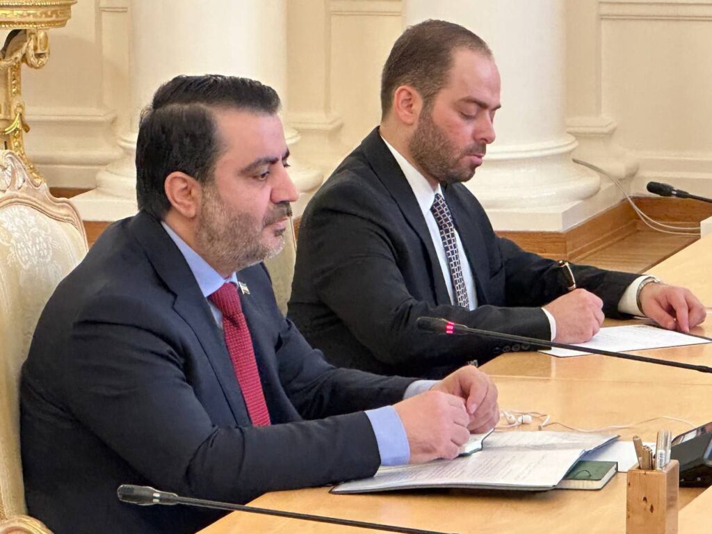 وزير الخارجية والمغتربين أسعد الشيباني