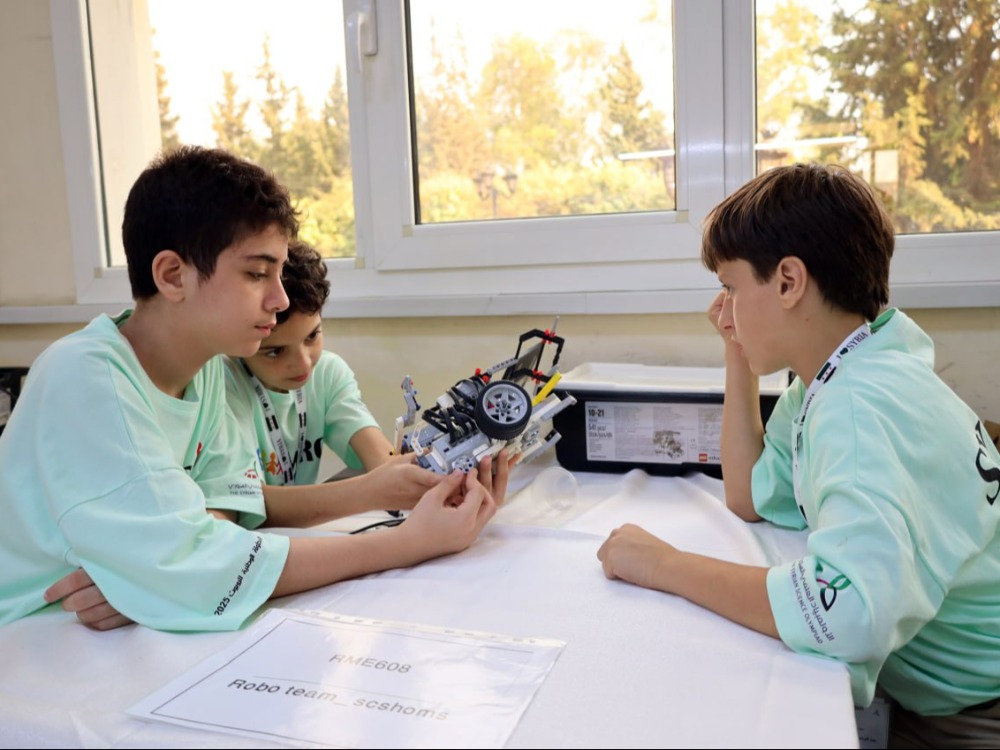 انطلاق المرحلة الأولى من البطولة الوطنية لعلوم الروبوت بحمص