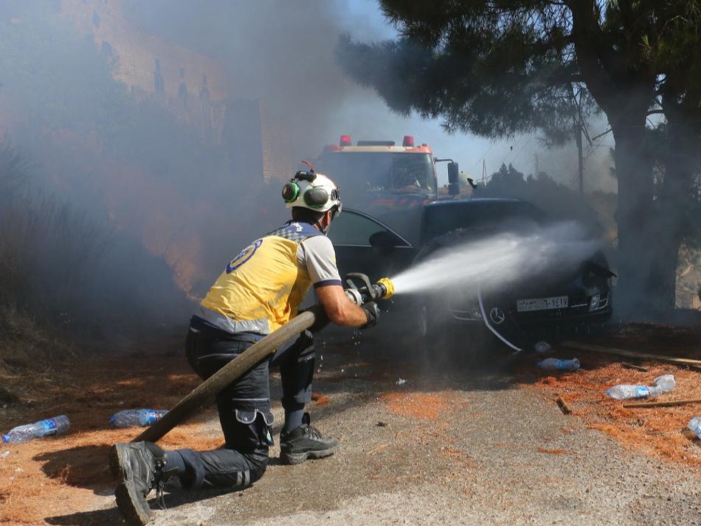 حماة.. تجهيز مراكز إيواء للمتضررين من الحرائق في منطقة الغاب