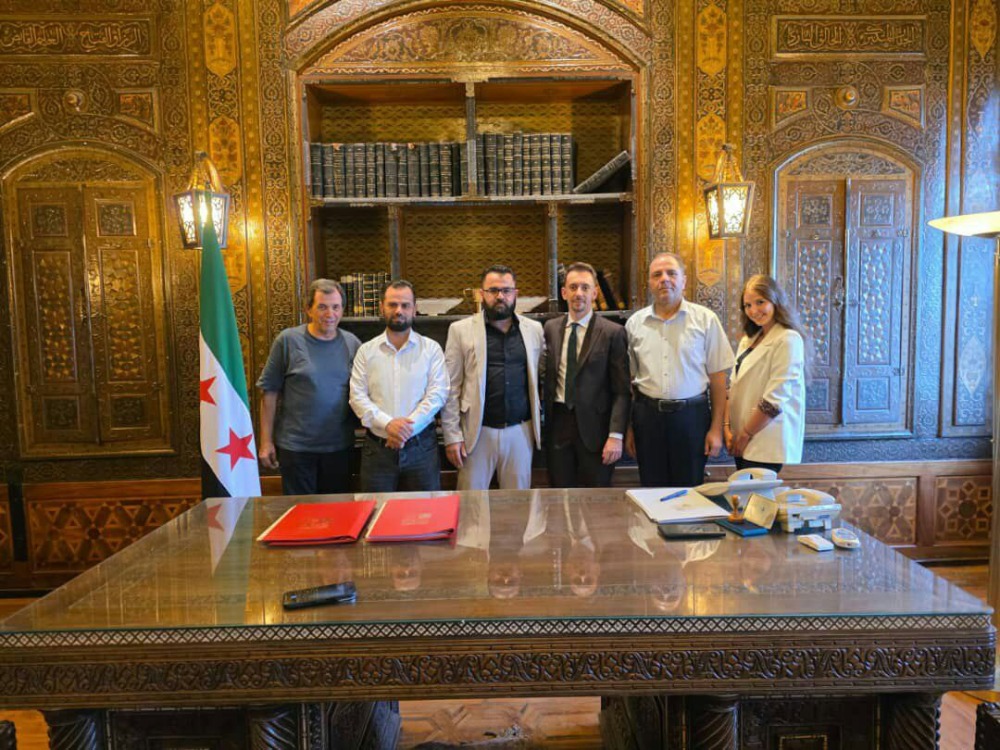 مؤسسة مياه دمشق وريفها توقع اتفاقية مع السفارة التشيكية لإنشاء محطتي تنقية مياه