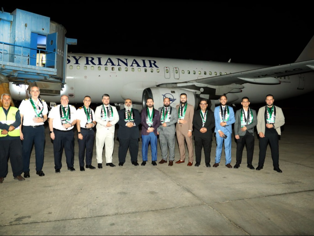 إقلاع أول رحلة من دمشق إلى مطار معتيقة الليبي