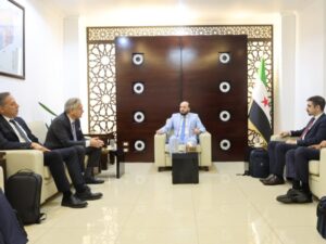 لتقى وزير الطاقة المهندس "محمد البشير" اليوم مع إدارة شركة UCC العالمية